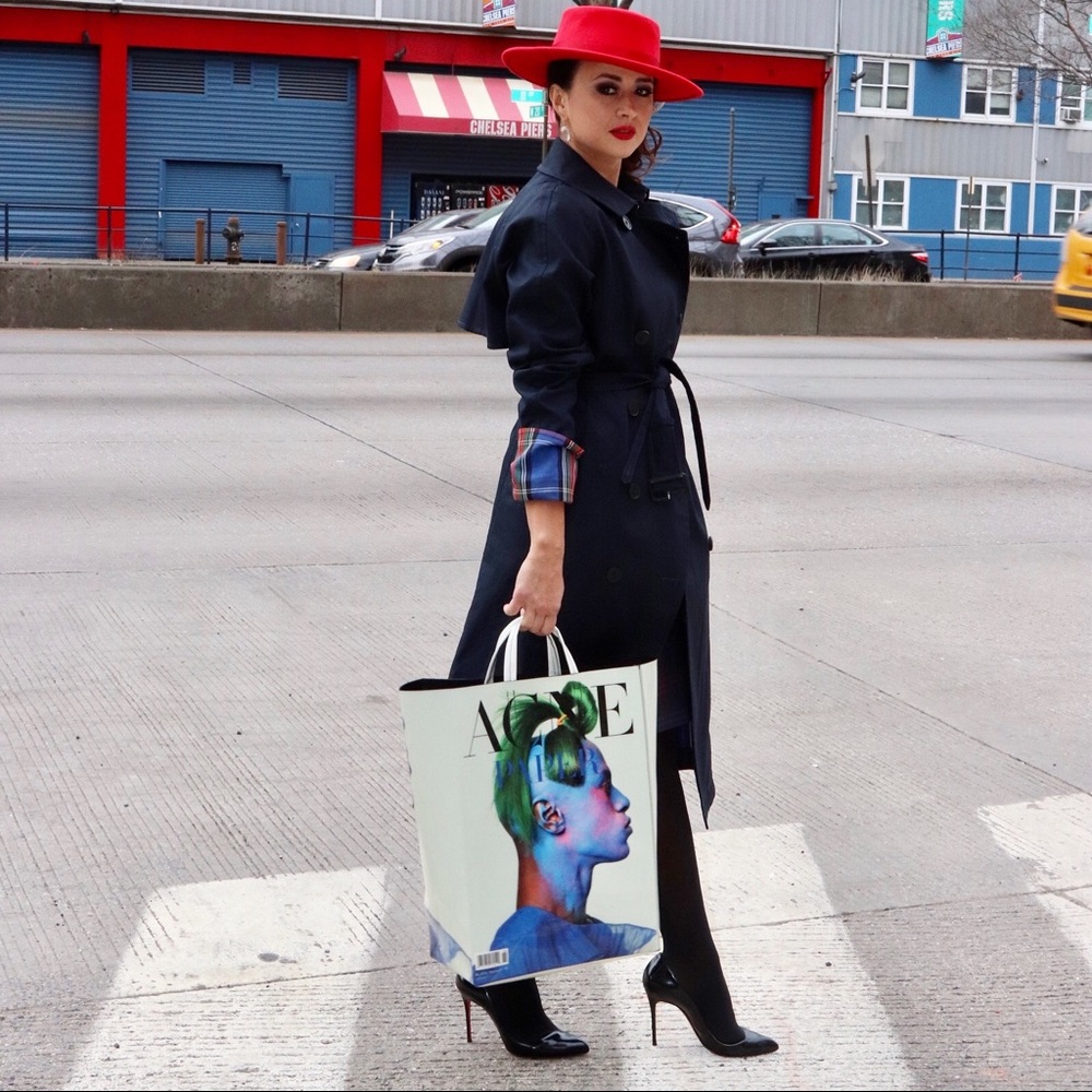 Reversible trench coat